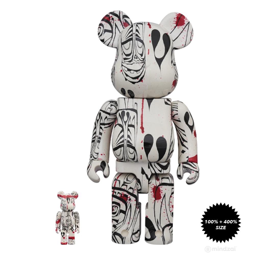 Phil Frost (2019) 100% + 400% Bearbrick Set by Medicom Toy