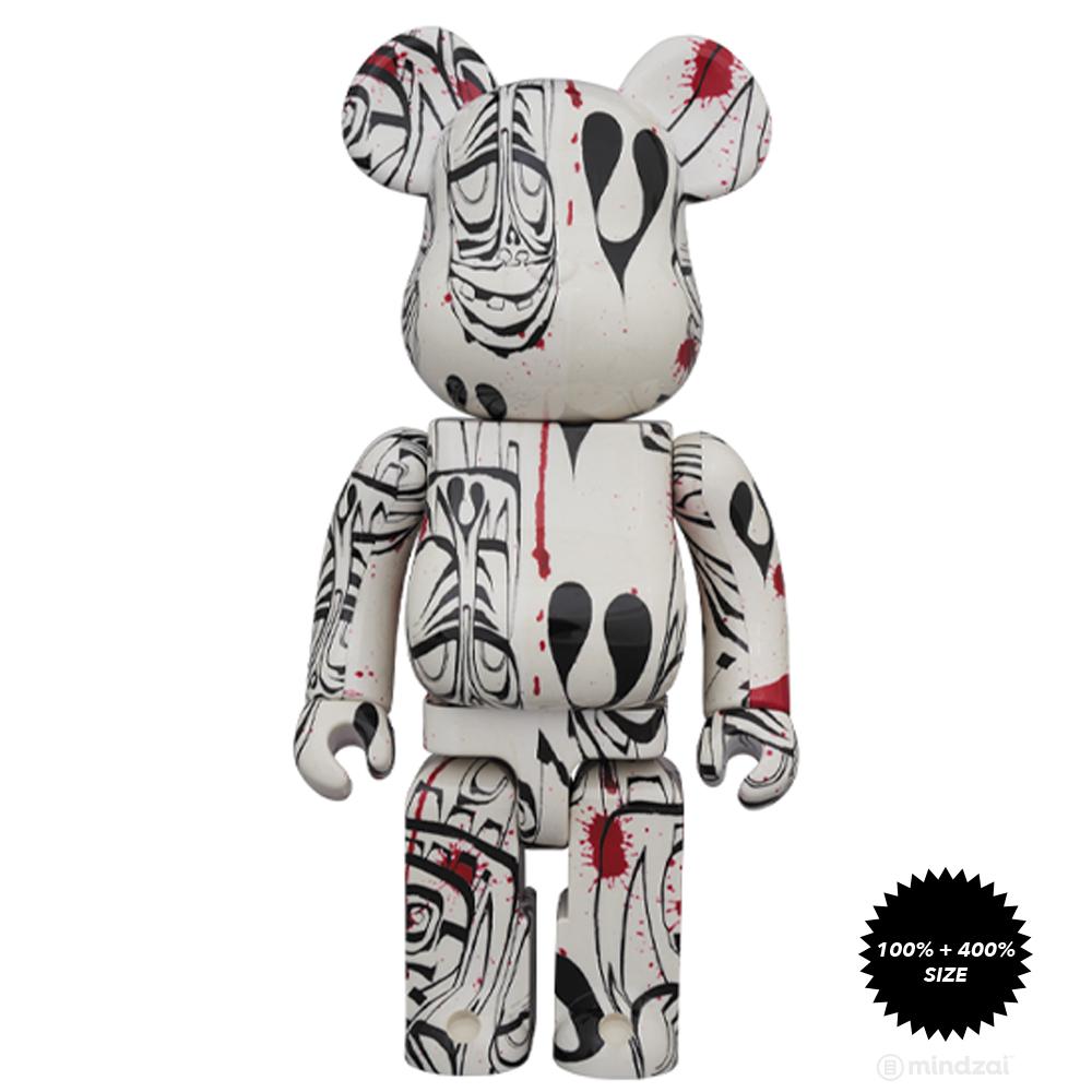 Phil Frost (2019) 100% + 400% Bearbrick Set by Medicom Toy