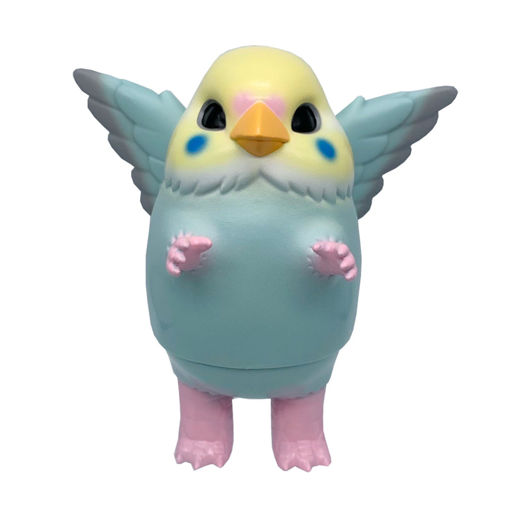 Pigora Budgerigar Rainbow Sofubi Art Toy by Konatsuya