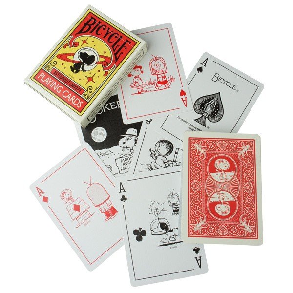 Astronaut Snoopy Playing Cards by Bicycle x Medicom Toy - Mindzai