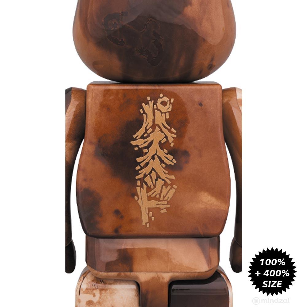 Pushead #4 100% + 400% Bearbrick Set by Medicom Toy