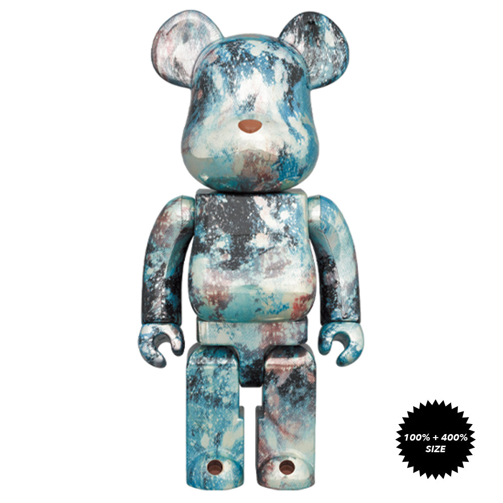 Pushead #5 100% + 400% Bearbrick Set by Medicom Toy