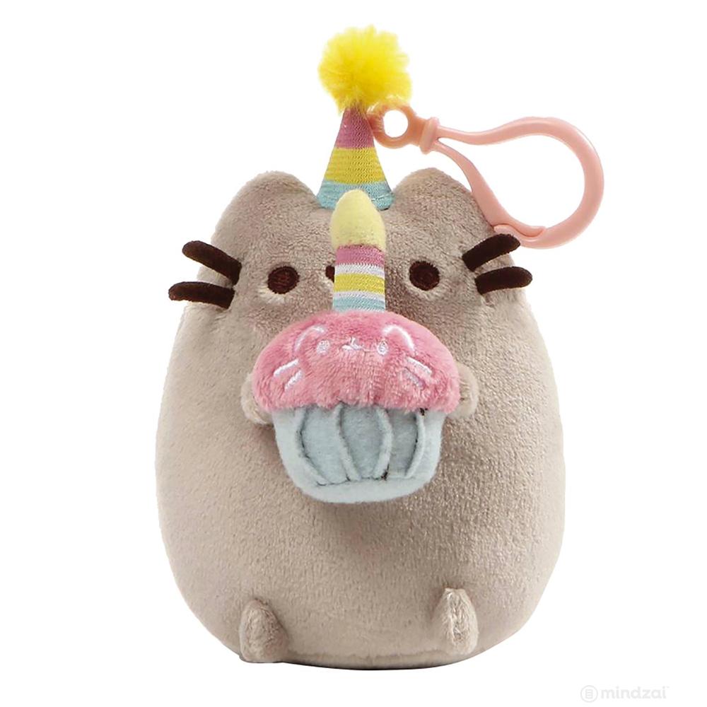 Pusheen B-Day Cupcake 5" Backpack Clip by GUND