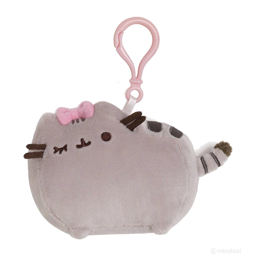 Pusheen Bow 4.5" Backpack Clip by GUND