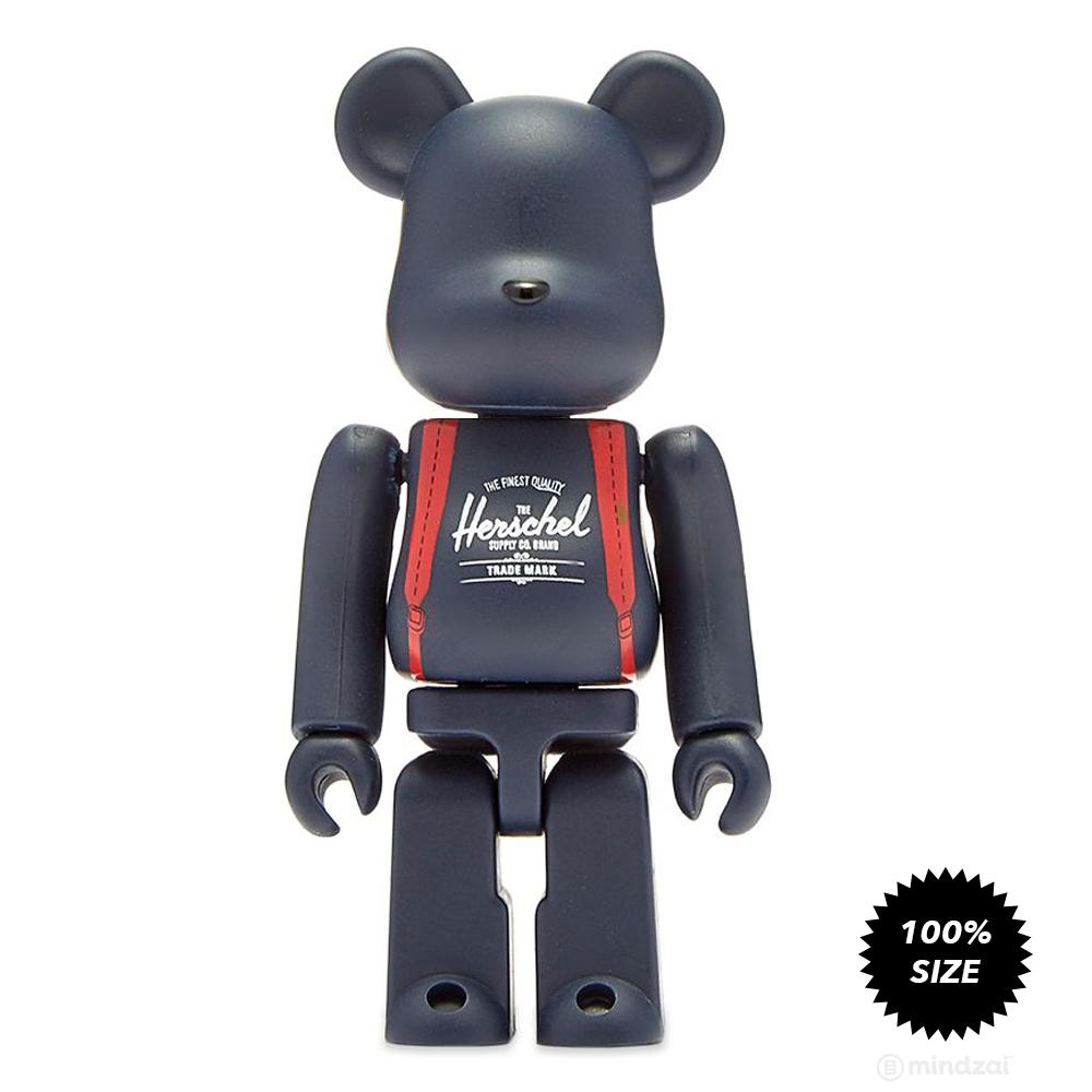 Herschel Supply 100% Bearbrick by Medicom Toy
