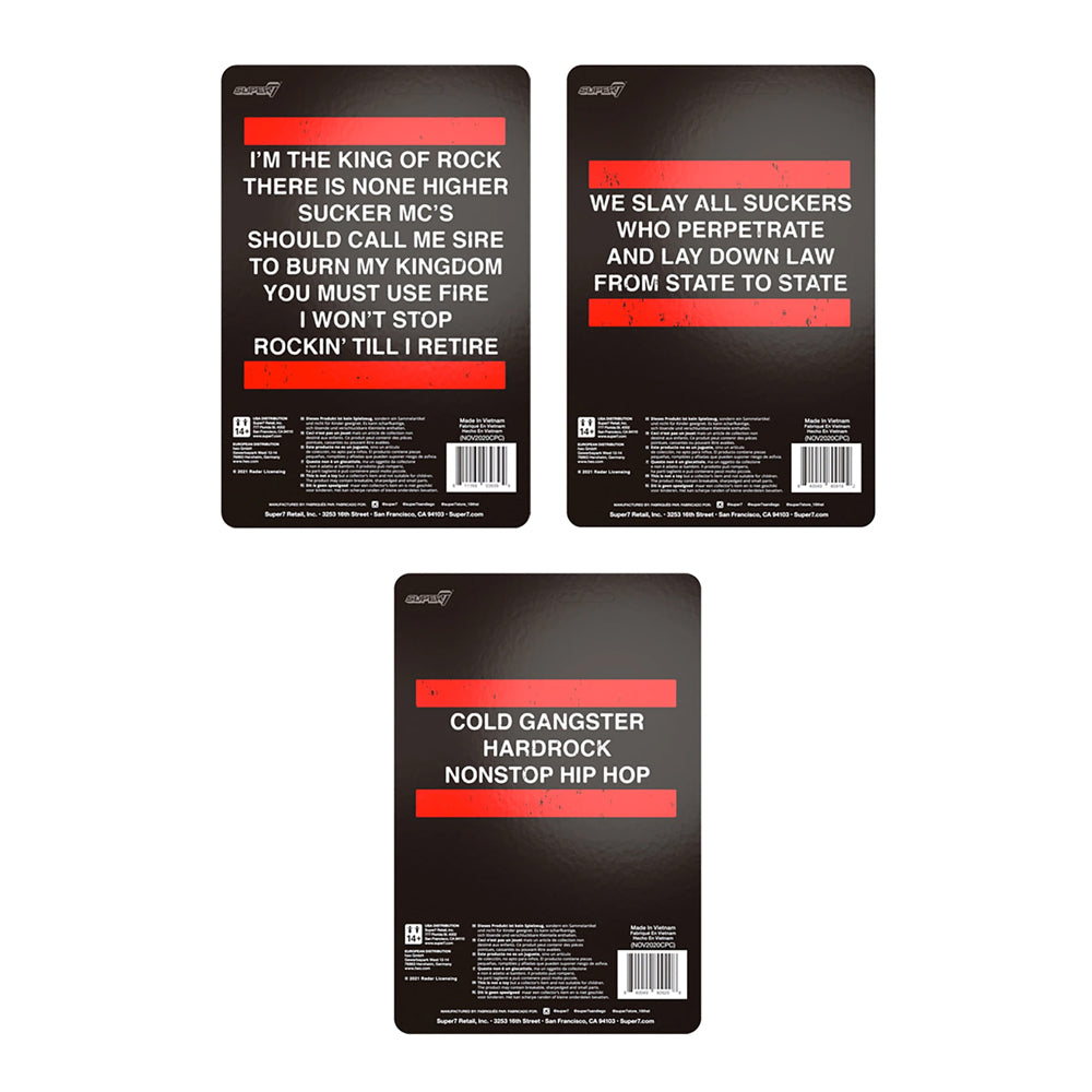 RUN DMC ReAction 3 Figure Set by Super7