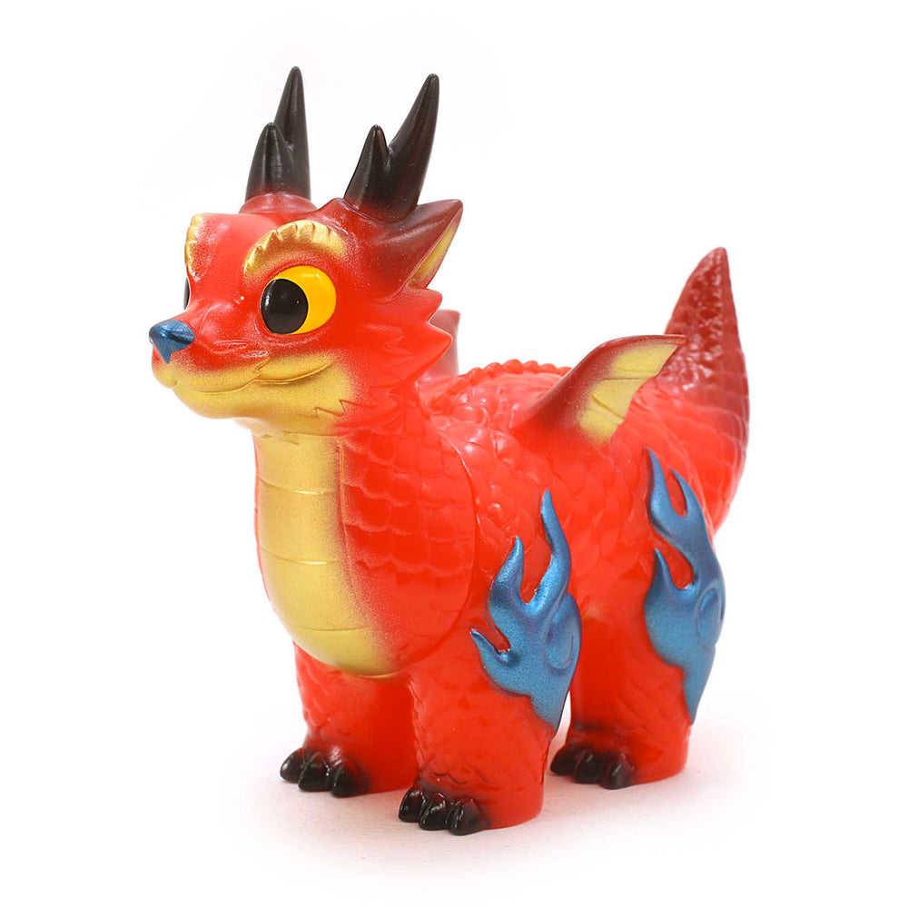 Ryudora Red Sofubi Art Toy by Konatsuya