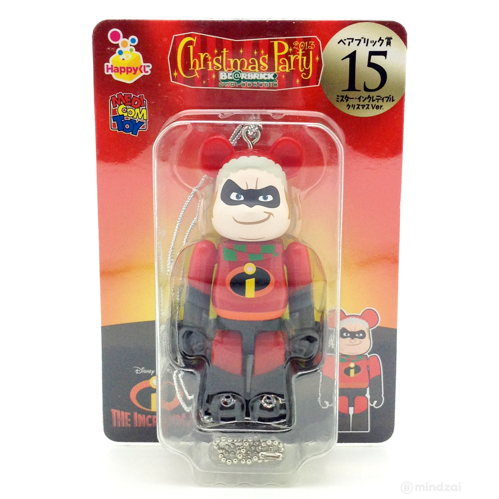 Disney Pixar Bearbrick Unbreakable - Mr. Incredible Christmas Version 100% Size