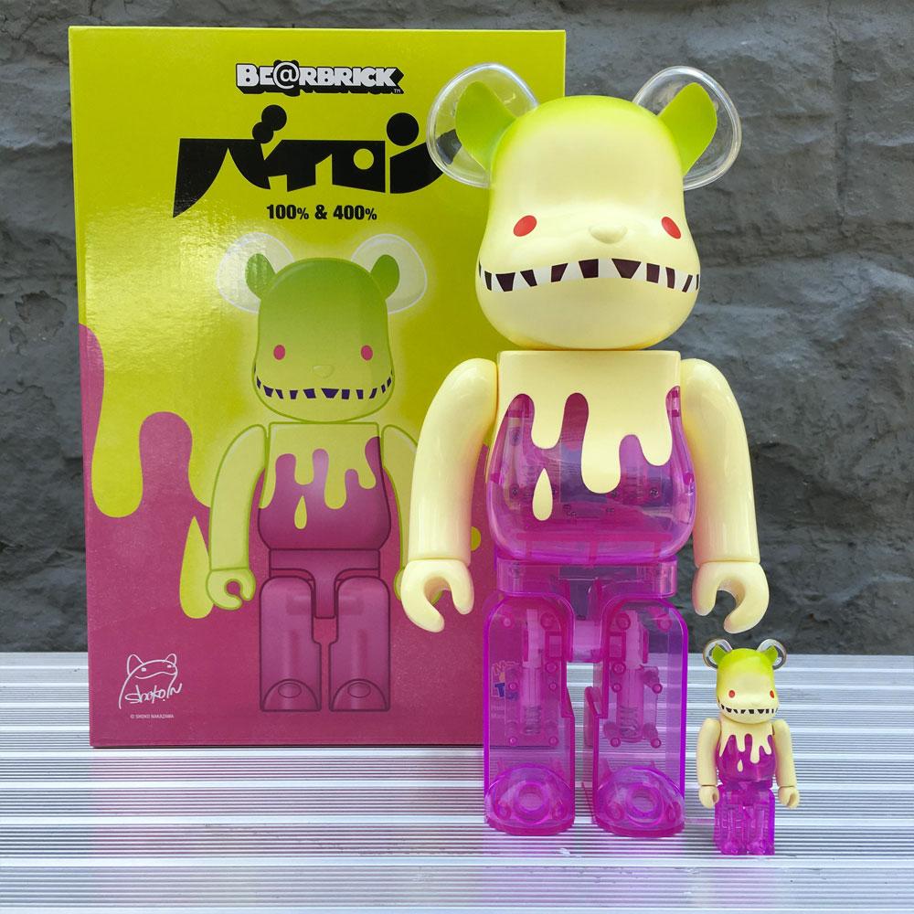 Shoko Nakazawa Byron 100% + 400% Bearbrick Set