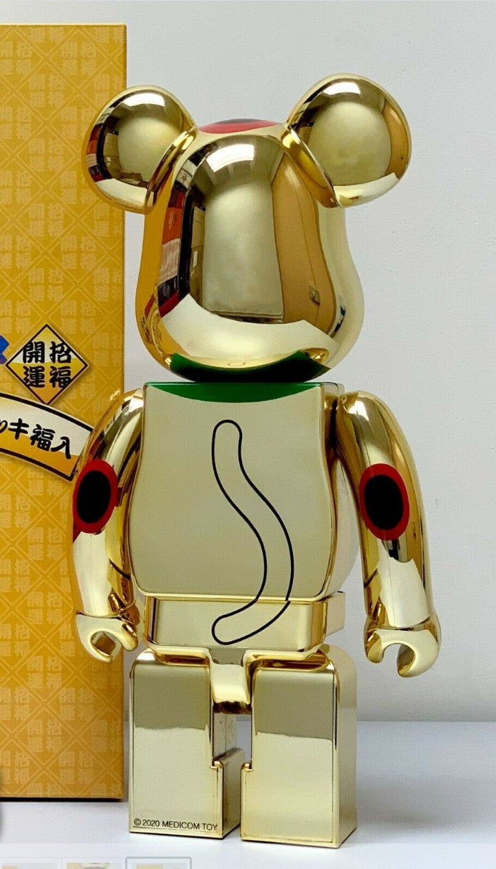 Tokyo Skytree Lucky Cat Maneki Neko (Gold Red version) 400%