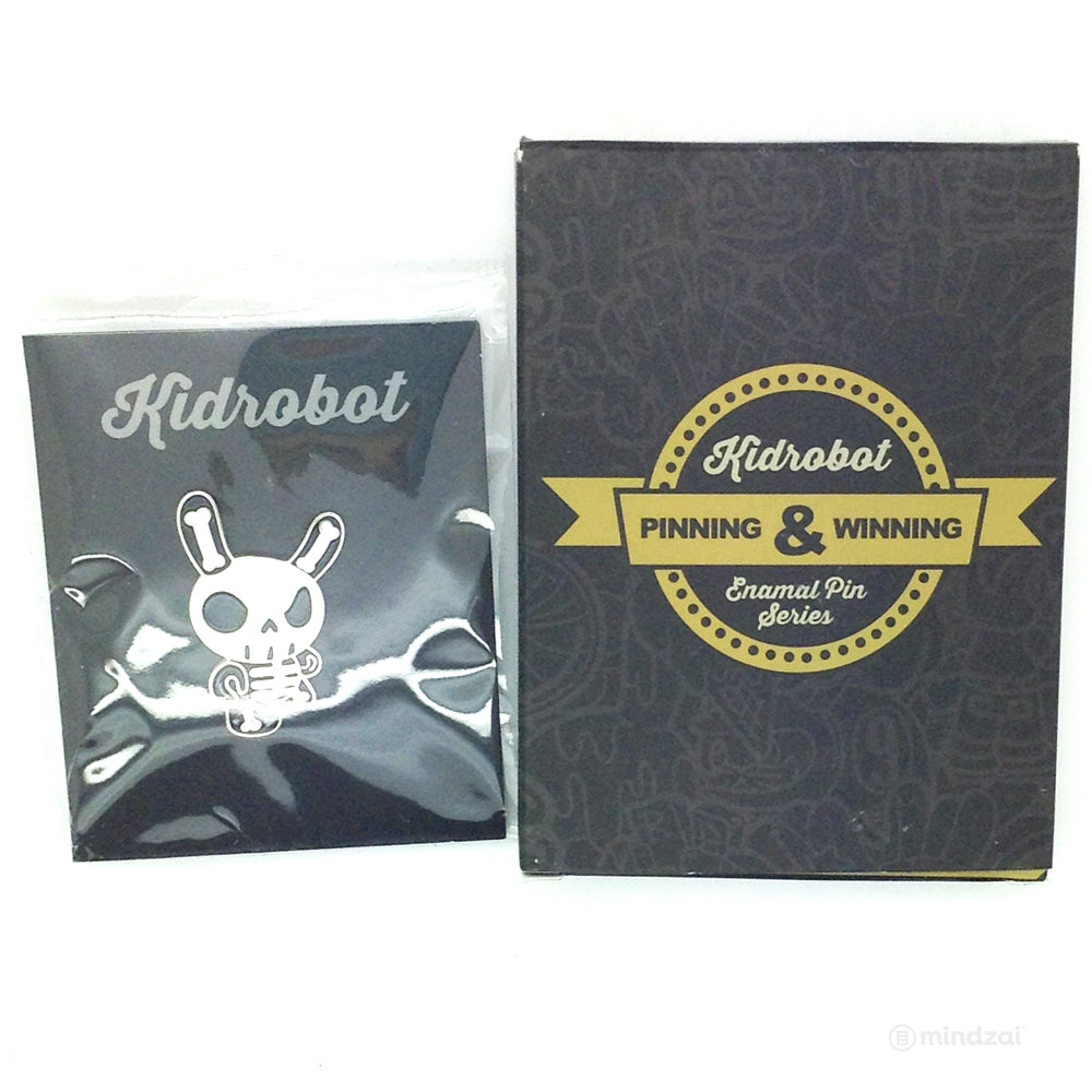 Pinning and Winning Enamel Pin Series 1 by Kidrobot - Skull Dunny