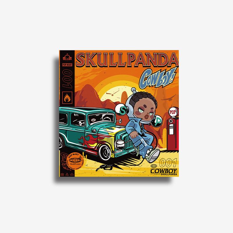 Cowboy Skullpanda Art Toy Figure by POP MART