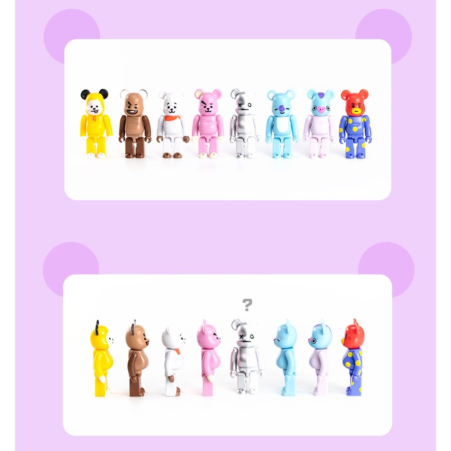 BT21 Limited Edition 100% Bearbrick by Medicom Toy x Line Friends