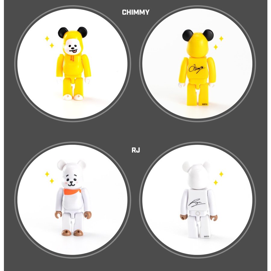 BT21 Limited Edition 100% Bearbrick by Medicom Toy x Line Friends