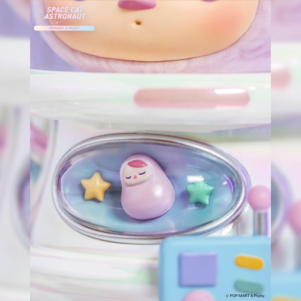 Pucky Space Cat Astronaut Art Toy Figure by Pucky x POP MART
