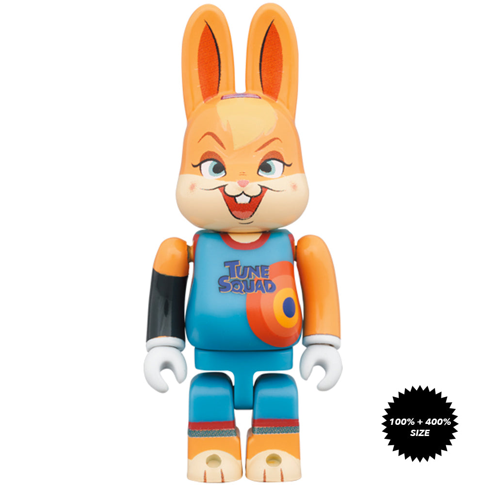 Space Jam A New Legacy Lola Bunny 100% + 400% Rabbrick Set by Medicom Toy