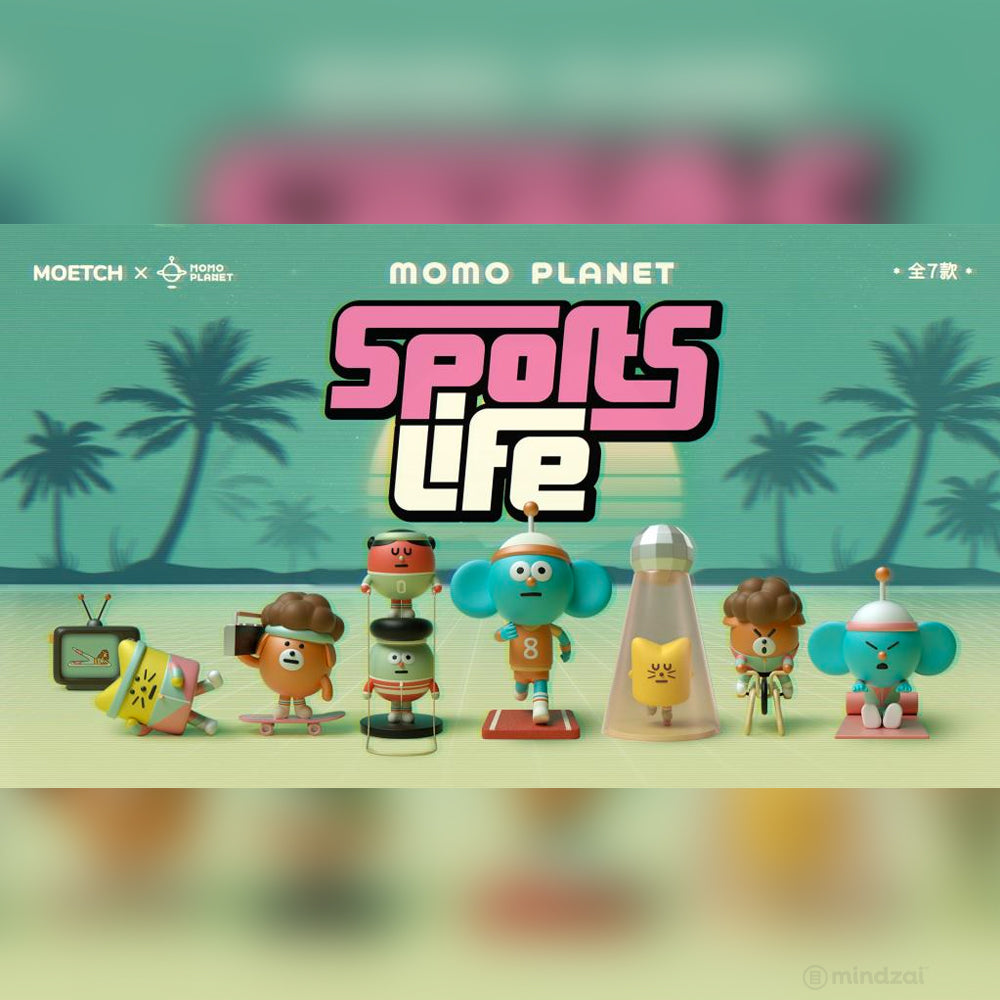 Momo Planet Sports Life Blind Box Series by Moetch Toys