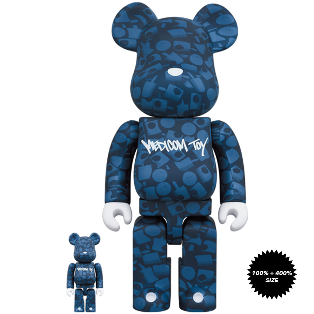 Stash 100% + 400% Bearbrick Set by Medicom Toy