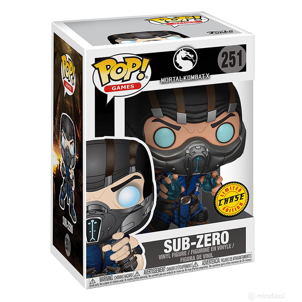 Mortal Kombat Sub-Zero Vinyl Figure Limited Chase Edition by Funko