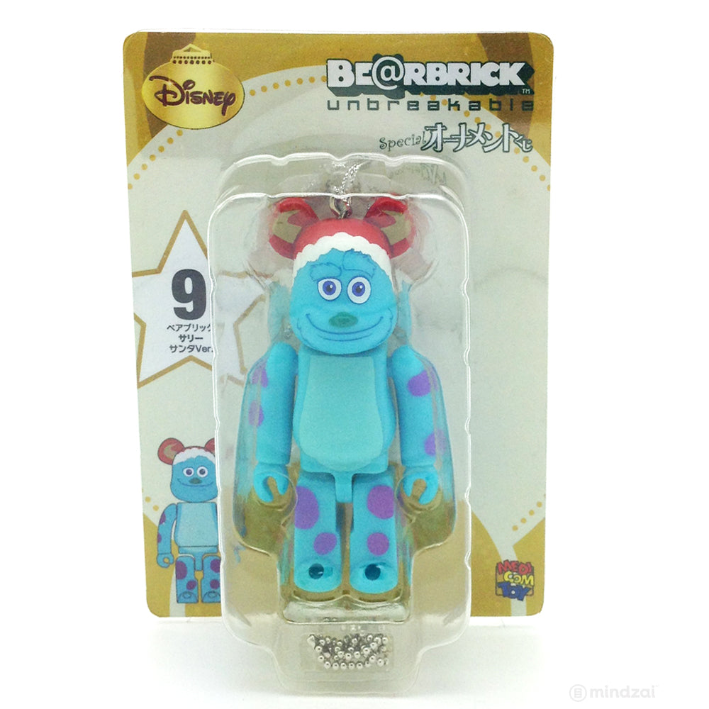 Disney Pixar Bearbrick Unbreakable - Happy Kuji # 9 - Sulley Santa Version 100% Size