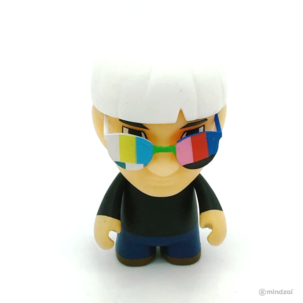 Many Faces Of Andy Warhol Vinyl Mini Series by Kidrobot - Technicolor 1980s