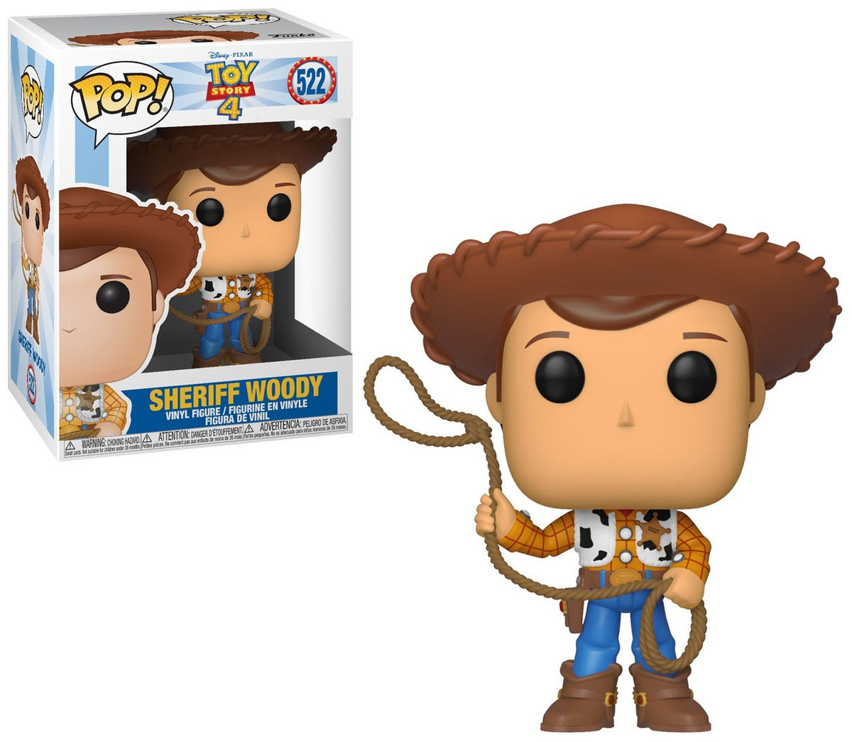 Toy Story 4 Woody Pop Vinyl Toy Figure by Funko