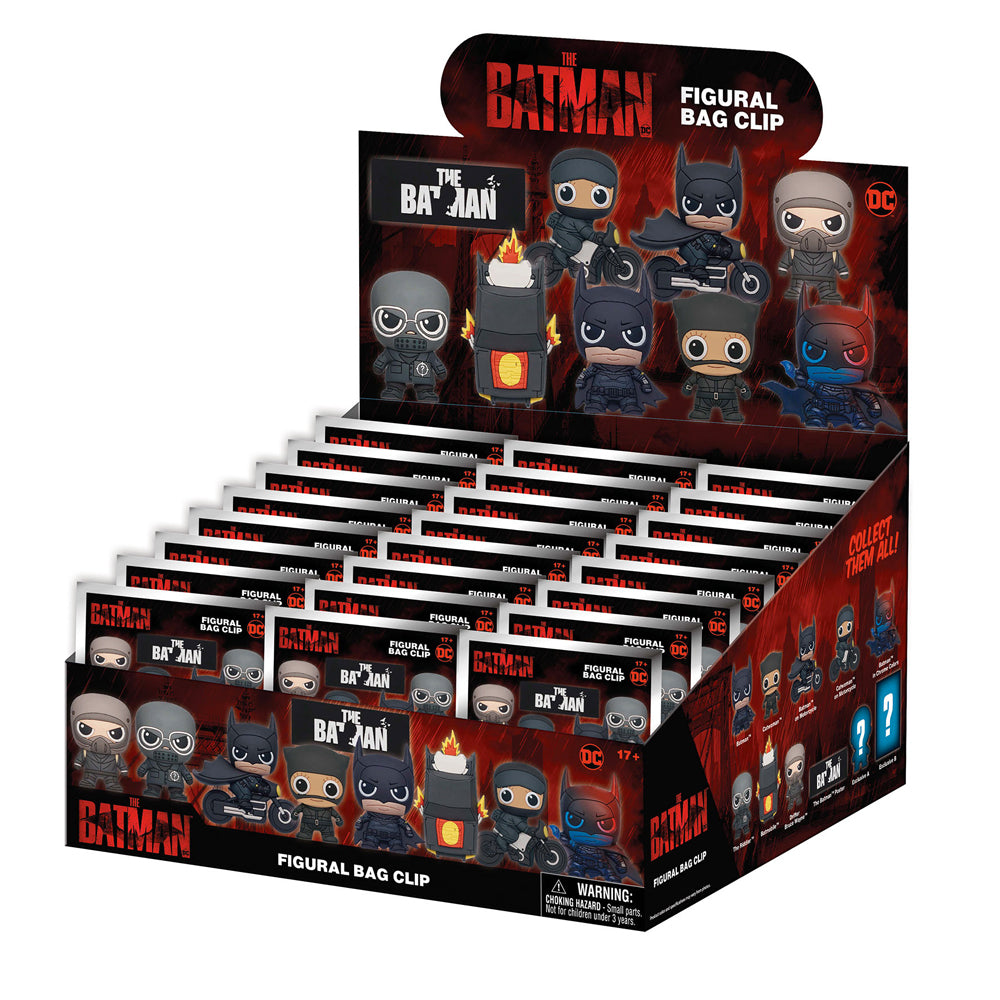 The Batman Figural Bag Clip Single Blind Bag by Monogram