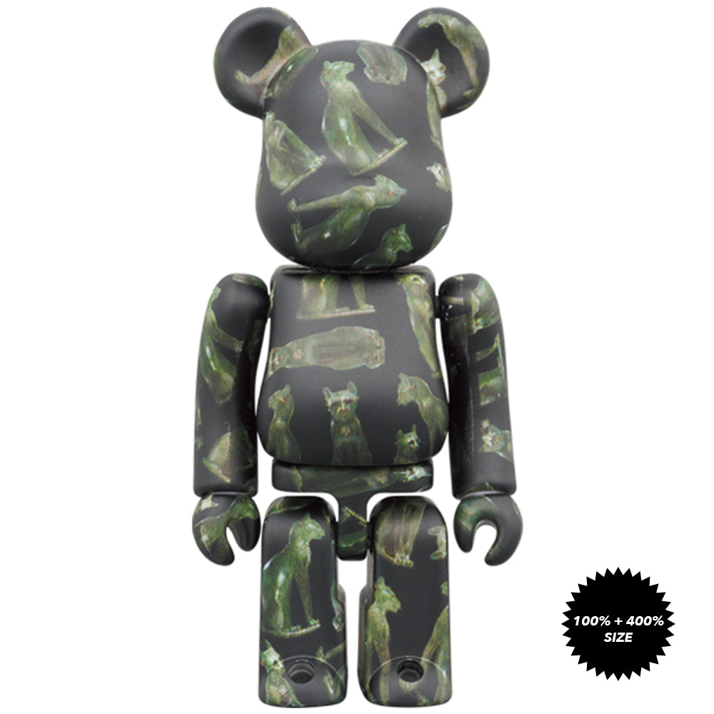 The Gayer-Anderson Cat 100% + 400% Bearbrick Set by Medicom Toy x The British Museum
