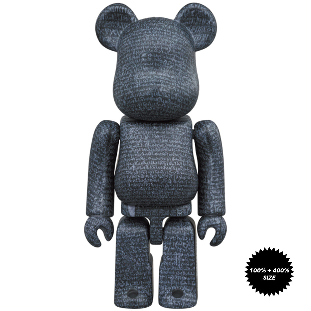 The Rosetta Stone 100% + 400% Bearbrick Set by Medicom Toy x The British Museum