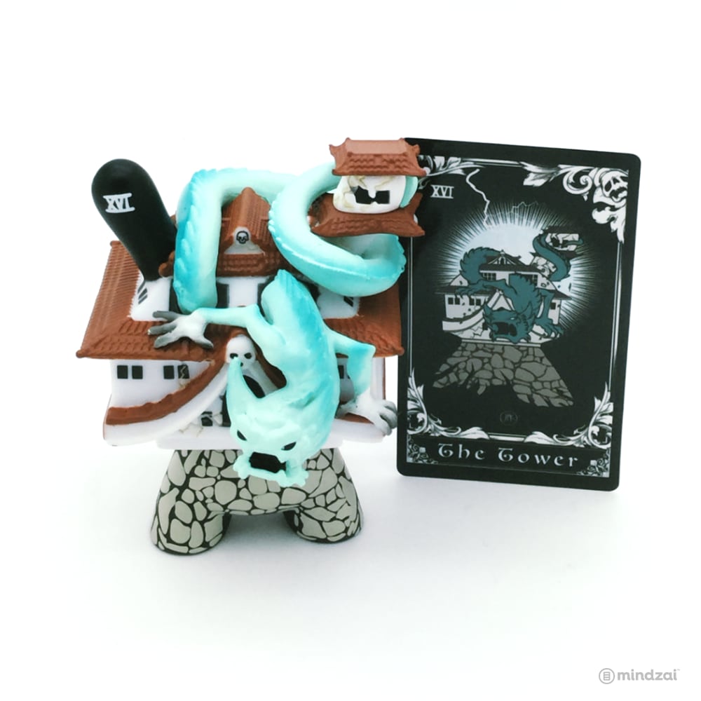 Arcane Divination Series Two The Lost Cards Dunny by Kidrobot - The Tower (JPK)