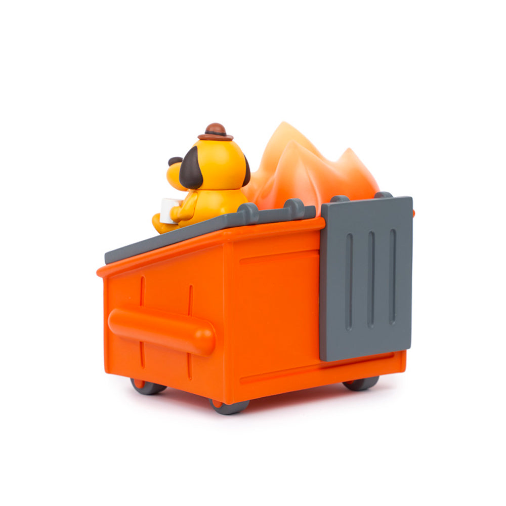 Dumpster Fire "This Is Fine" Vinyl Figure by 100% Soft
