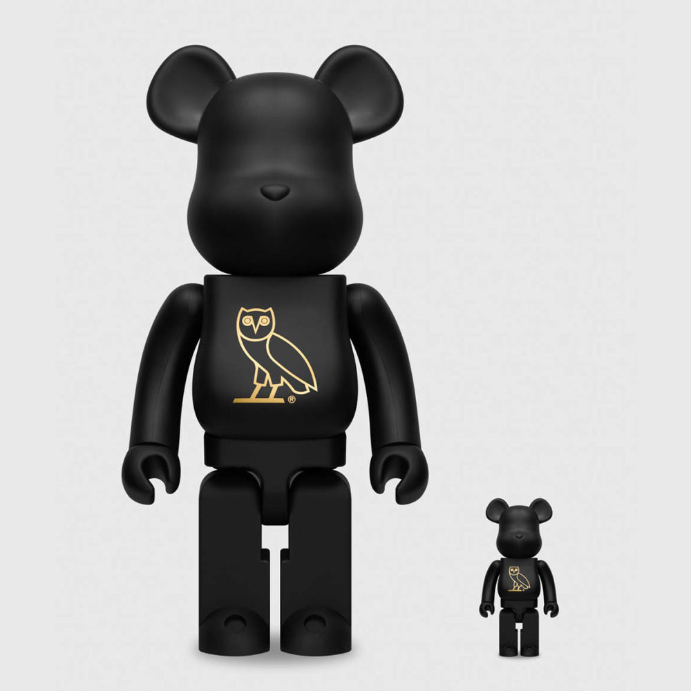 October's Very Own OVO 100% + 400% Bearbrick Set
