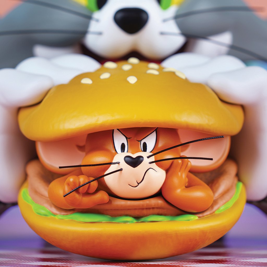 Tom and Jerry Bust Designer Toy by ToyQube x WB x Soap Studio