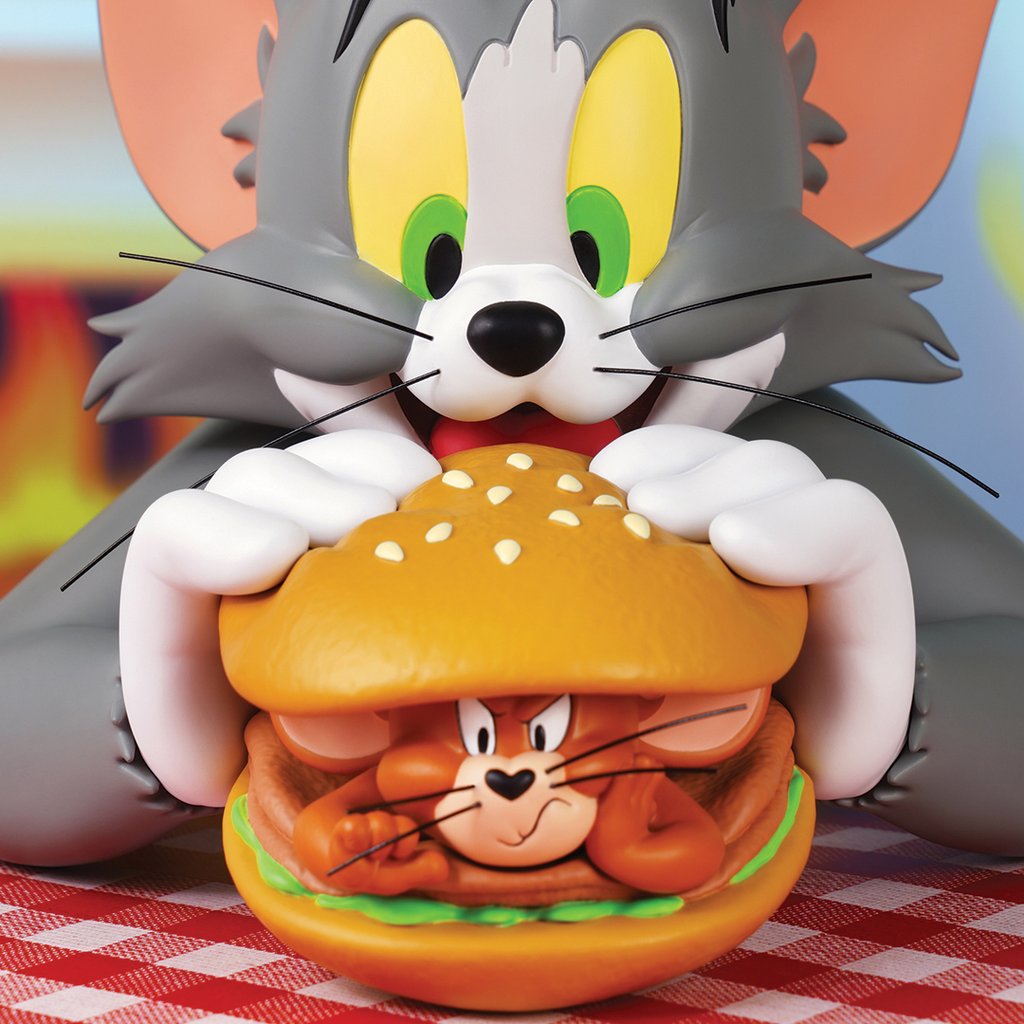 Tom and Jerry Bust Designer Toy by ToyQube x WB x Soap Studio