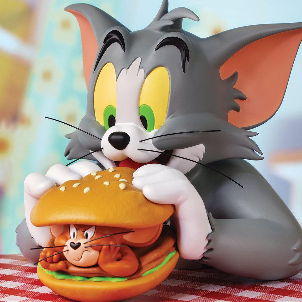 Tom and Jerry Bust Designer Toy by ToyQube x WB x Soap Studio