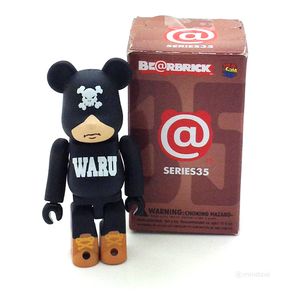 Bearbrick Series 35 - Tokyo Tribe Waru (Black) (Artist)