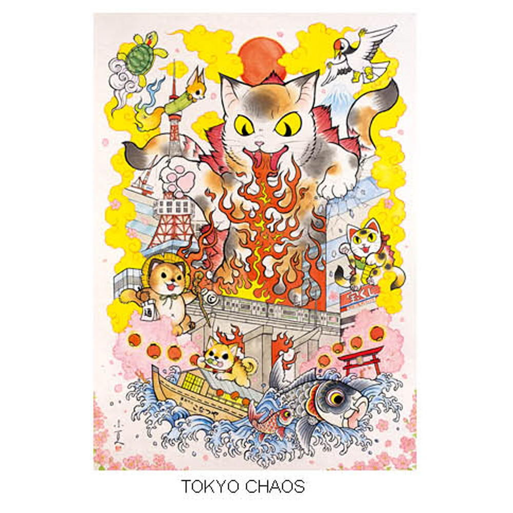 Tokyo Chaos Print by Konatsuya