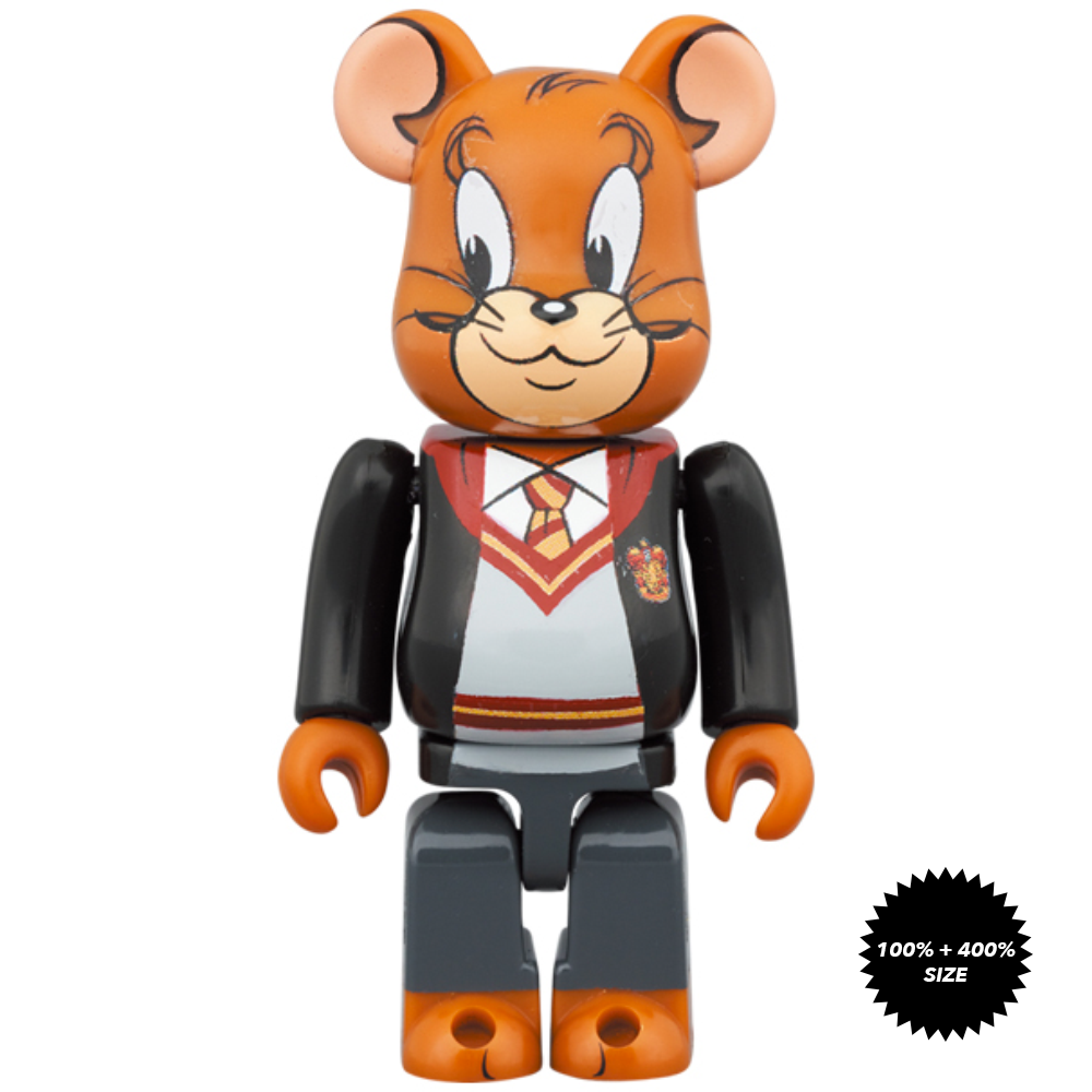 Tom & Jerry in Hogwarts House Robes 100% + 400% 2-Pcs Bearbrick