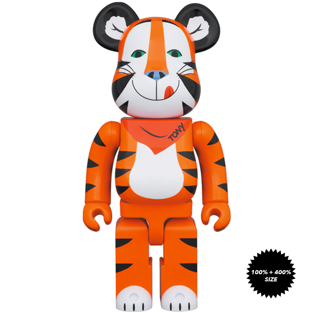 Tony The Tiger (Vintage Ver.) 100% + 400% Bearbrick Set by Medicom Toy