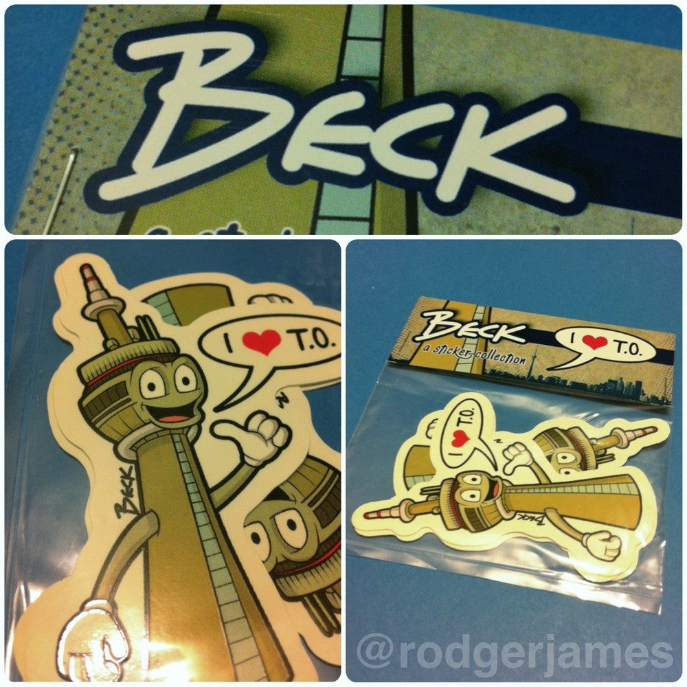 I LOVE T.O. CN Tower Stickers - Mindzai