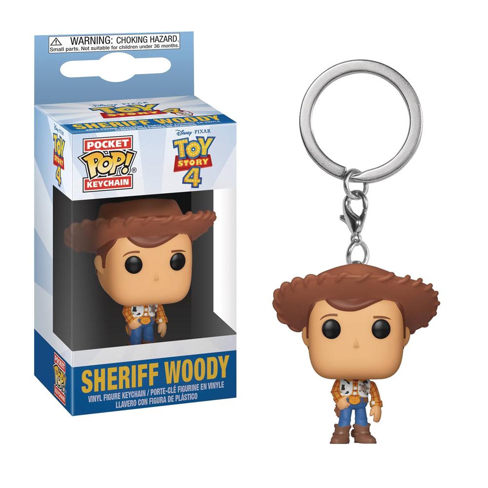 Disney Pixar Toy Story 4 Woody Pocket Pop Keychain by Funko