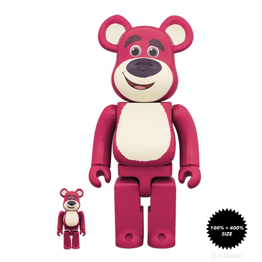 Toy Story Lots-o'-Huggin' Bear 100% + 400% Bearbrick Set