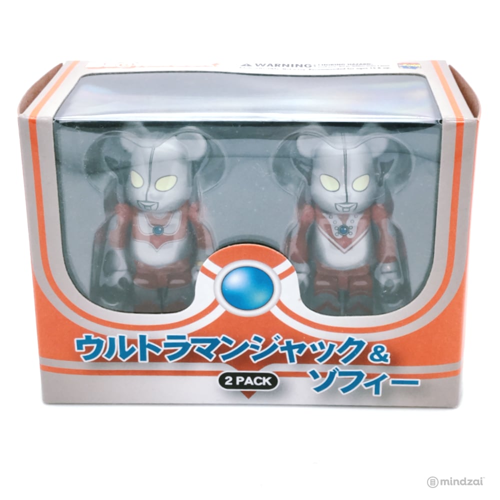 Ultraman Jack & Ultraman Zoffy 100% Bearbrick 2-Pack by Medicom Toy