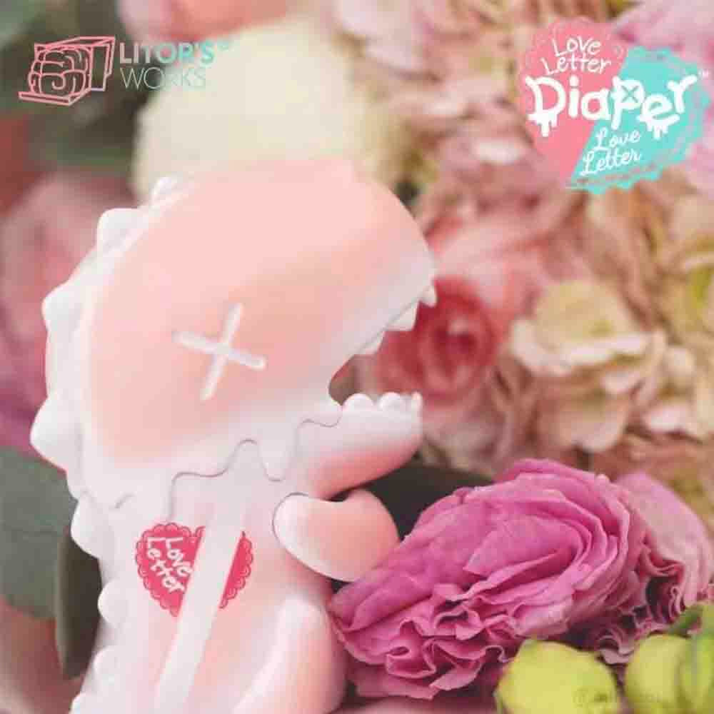 Umasou! Diaper Love Letter (Pink Ver.) Art Toy Figure by Litor's Work