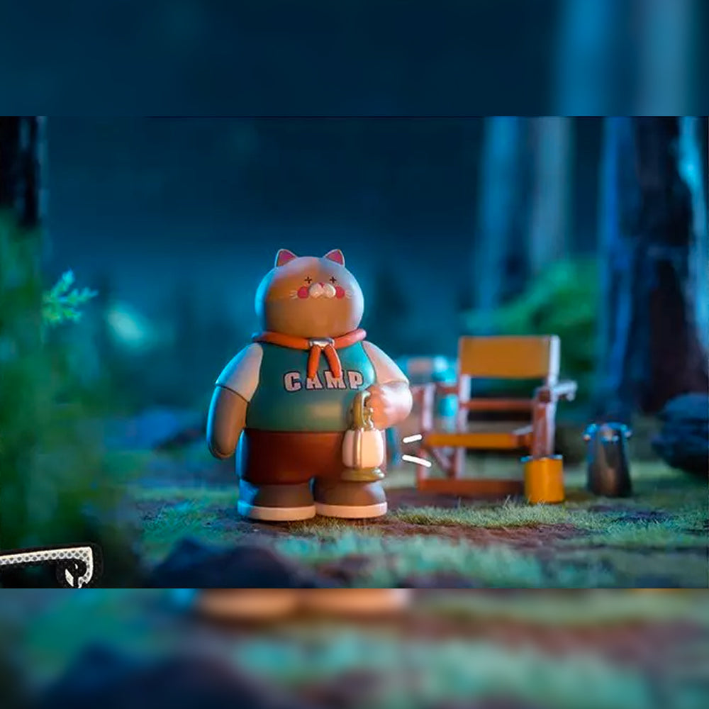 Get More Money Uncle Cat Vol. 2 Go Camping Blind Box Series by Lam Toys