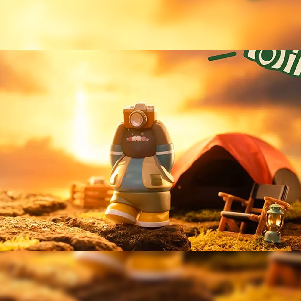 Get More Money Uncle Cat Vol. 2 Go Camping Blind Box Series by Lam Toys