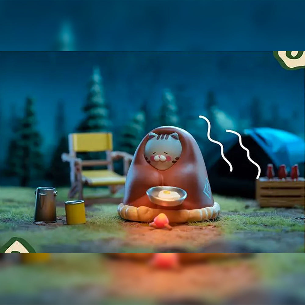 Get More Money Uncle Cat Vol. 2 Go Camping Blind Box Series by Lam Toys