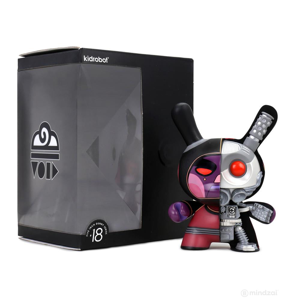 Void Mecha Half Ray 5-Inch Android Dunny Destroy Edition by Dirty Robot x Kidrobot