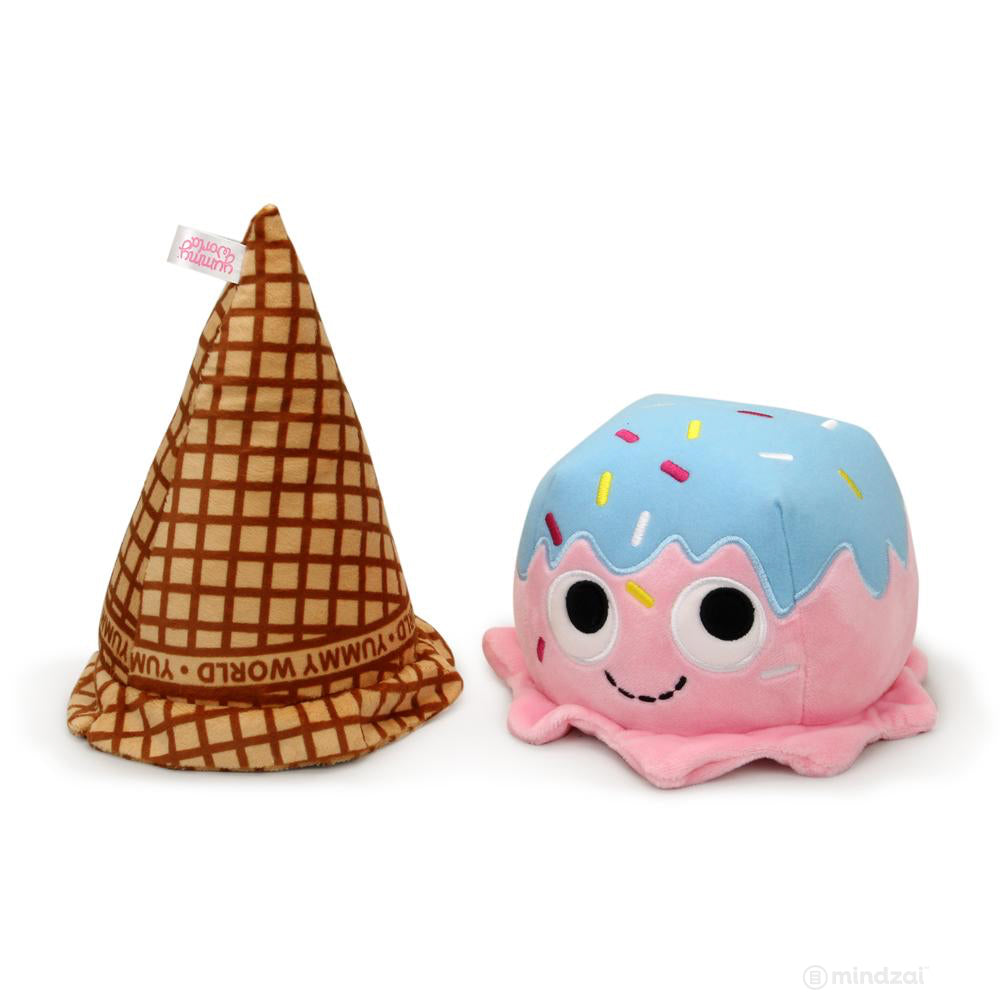Yummy World Walter Waffle Cone Ice Cream Scoop Plush Toy by Kidrobot