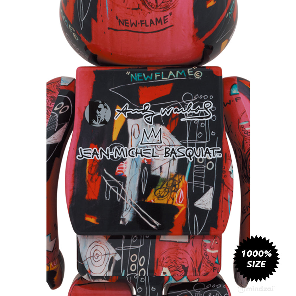 Bearbrick de Medicom Toy 1000% Jean Michel Basquiat Especial Bearbrick de Medicom Toy 1000% Jean Michel Basquiat Especial